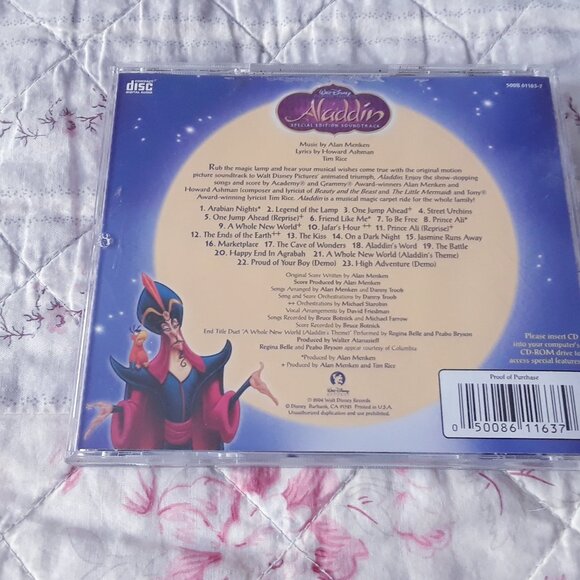 Disney's Aladdin Movie CD Soundtrack - Picture 2 of 5
